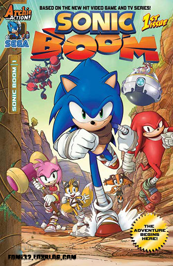 Sonic Boom cover دانلود فصل اول انیمیشن Sonic Boom Season 1 2014